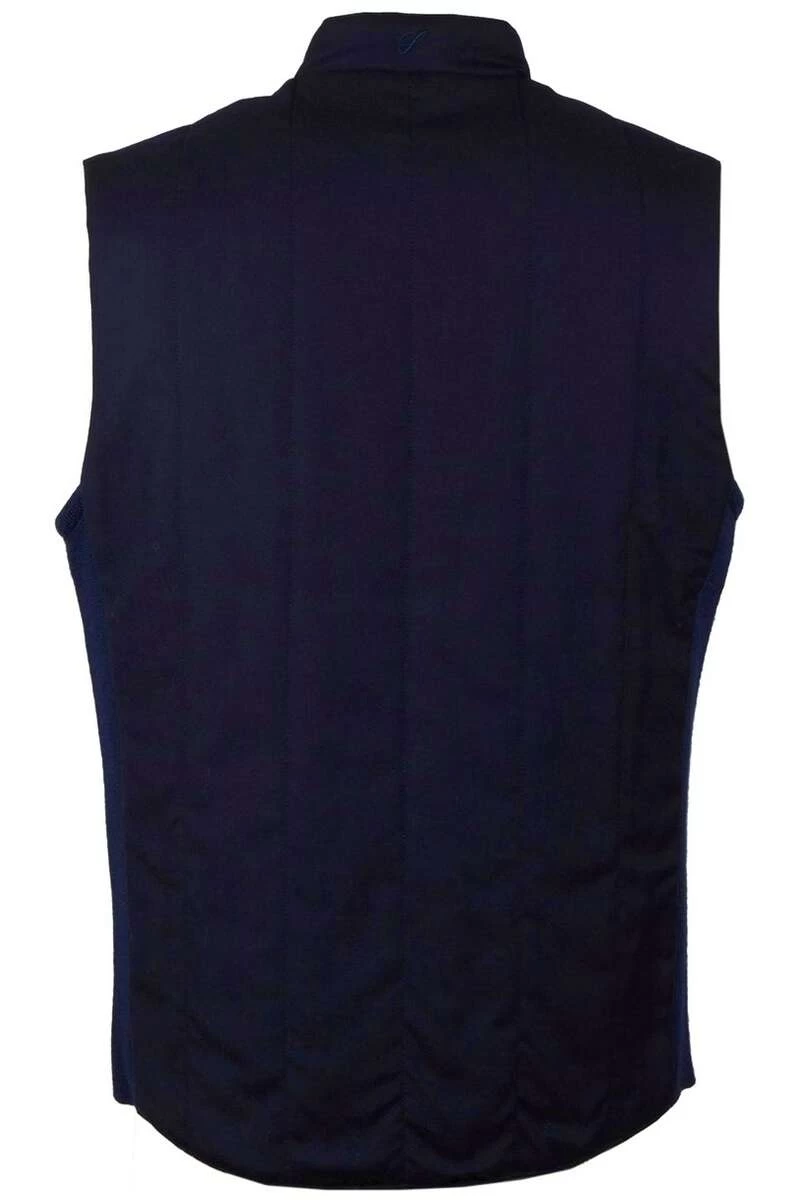 Stenströms Fitted Body Outdoor Weste Zip Navy 2 Stenströms Fitted Body Outdoor Weste Zip Navy – Bild 2