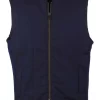 Stenströms Fitted Body Outdoor Weste Zip Navy