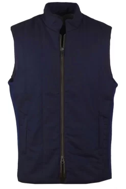 Stenströms Fitted Body Outdoor Weste Zip Navy
