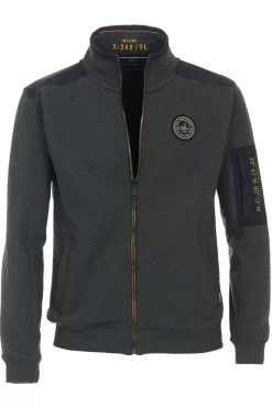 Casa Moda Casual Sweatjacke Braun