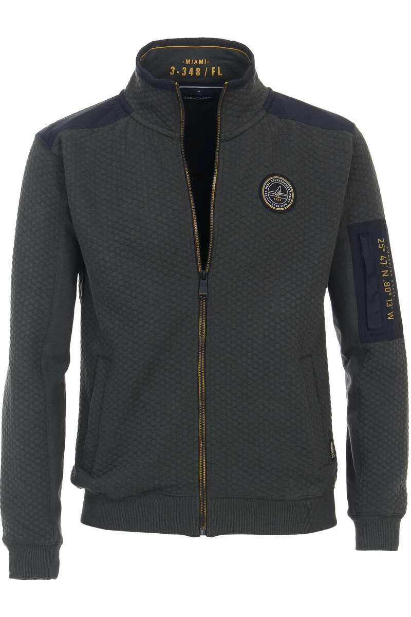 Casa Moda Casual Sweatjacke Braun 1 Casa Moda Casual Sweatjacke Braun