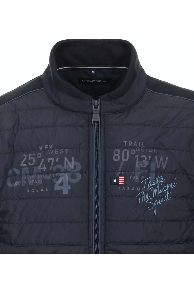 Casa Moda Casual Sweatjacke Dunkelblau 2 Casa Moda Casual Sweatjacke Dunkelblau – Bild 2