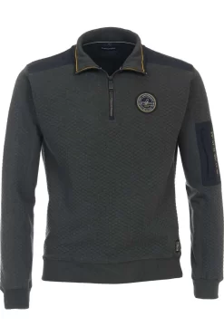 Casa Moda Casual TroyerZip Braun