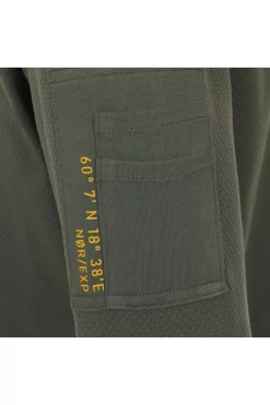 Casa Moda Casual Regular Fit Sweatshirt Rundhals Grün -Ho ho ho, Mode in Grün. 434103500 301 4 800