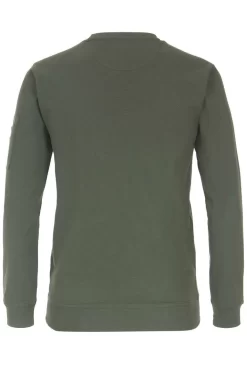 Casa Moda Casual Regular Fit Sweatshirt Rundhals Grün -Ho ho ho, Mode in Grün. 434103500 301 8 800
