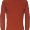 Casa Moda Casual Regular Fit Sweatshirt Rundhals Orange