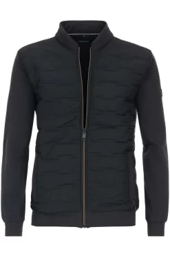 Casa Moda Casual Regular Fit Sweatjacke Blau