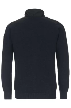 Casa Moda Casual Regular Fit Herren Strickjacke Zip Navy -Ho ho ho, Mode in Grün. 434104700 105 8 800