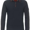 Casa Moda Casual Regular Fit TroyerZip Navy