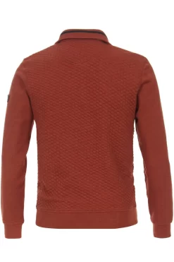 Casa Moda Casual Regular Fit TroyerZip Rot -Ho ho ho, Mode in Grün. 434104800 464 8 800