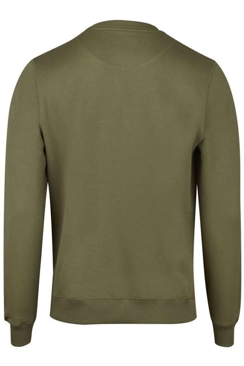 Stenströms Fitted Body Sweatshirt Rundhals Grün 2 Stenströms Fitted Body Sweatshirt Rundhals Grün – Bild 2