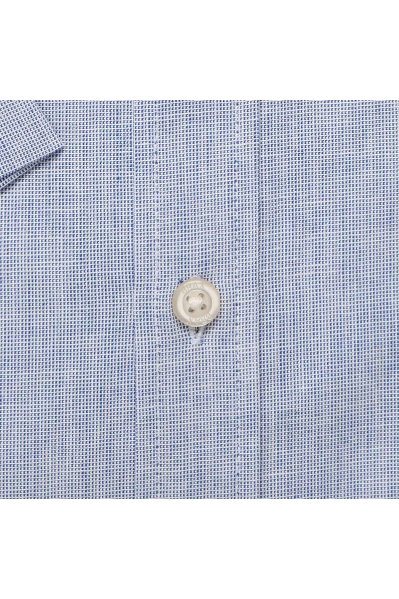 Brax Modern Fit Hemd Eisblau, Einfarbig 4 Brax Modern Fit Hemd Eisblau, Einfarbig – Bild 4