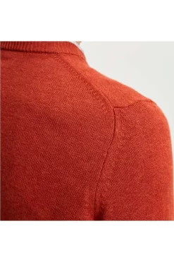 MAERZ Regular Fit Herren Pullover Rundhals Rost -Ho ho ho, Mode in Grün. 447000 470 3 800