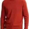 MAERZ Regular Fit Herren Pullover Rundhals Rost