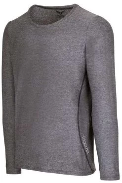 TRIGEMA Longsleeve Rundhals Anthrazit