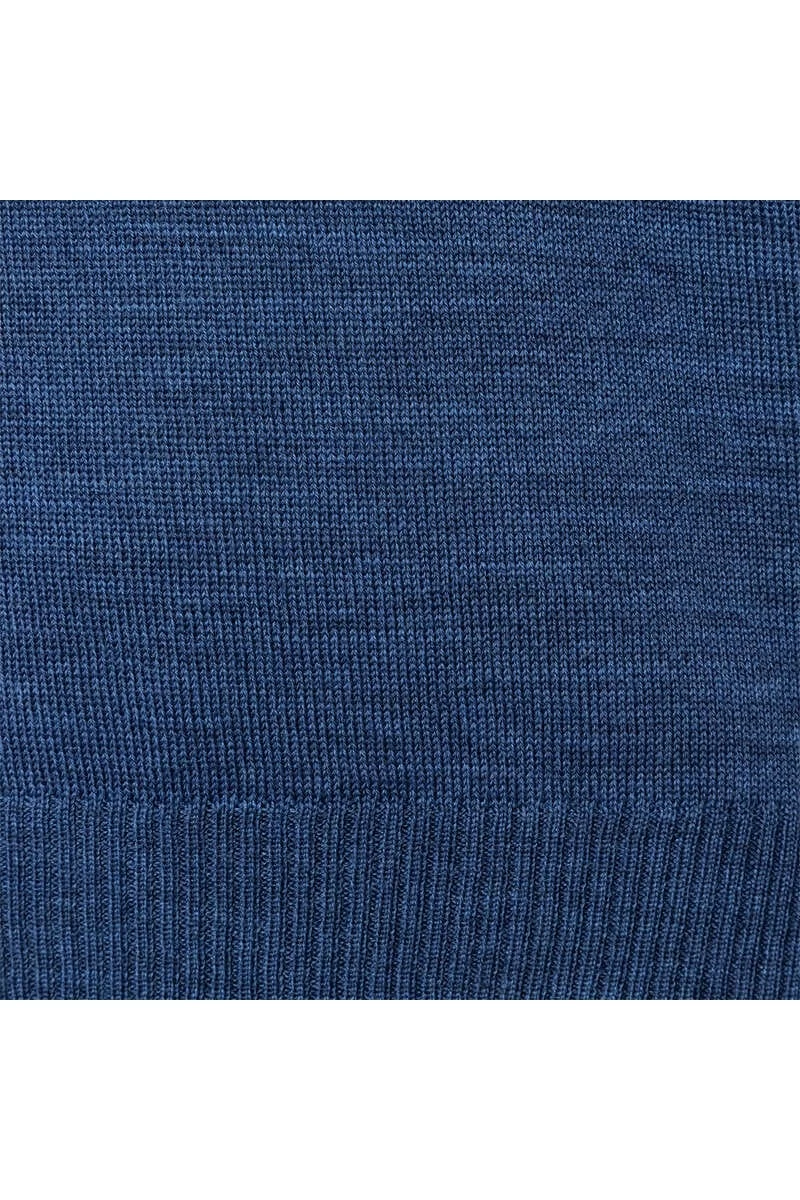 MAERZ Superwash Classic Fit Herren Pullunder V-Ausschnitt Dunkelblau 2 MAERZ Superwash Classic Fit Herren Pullunder V-Ausschnitt Dunkelblau – Bild 2