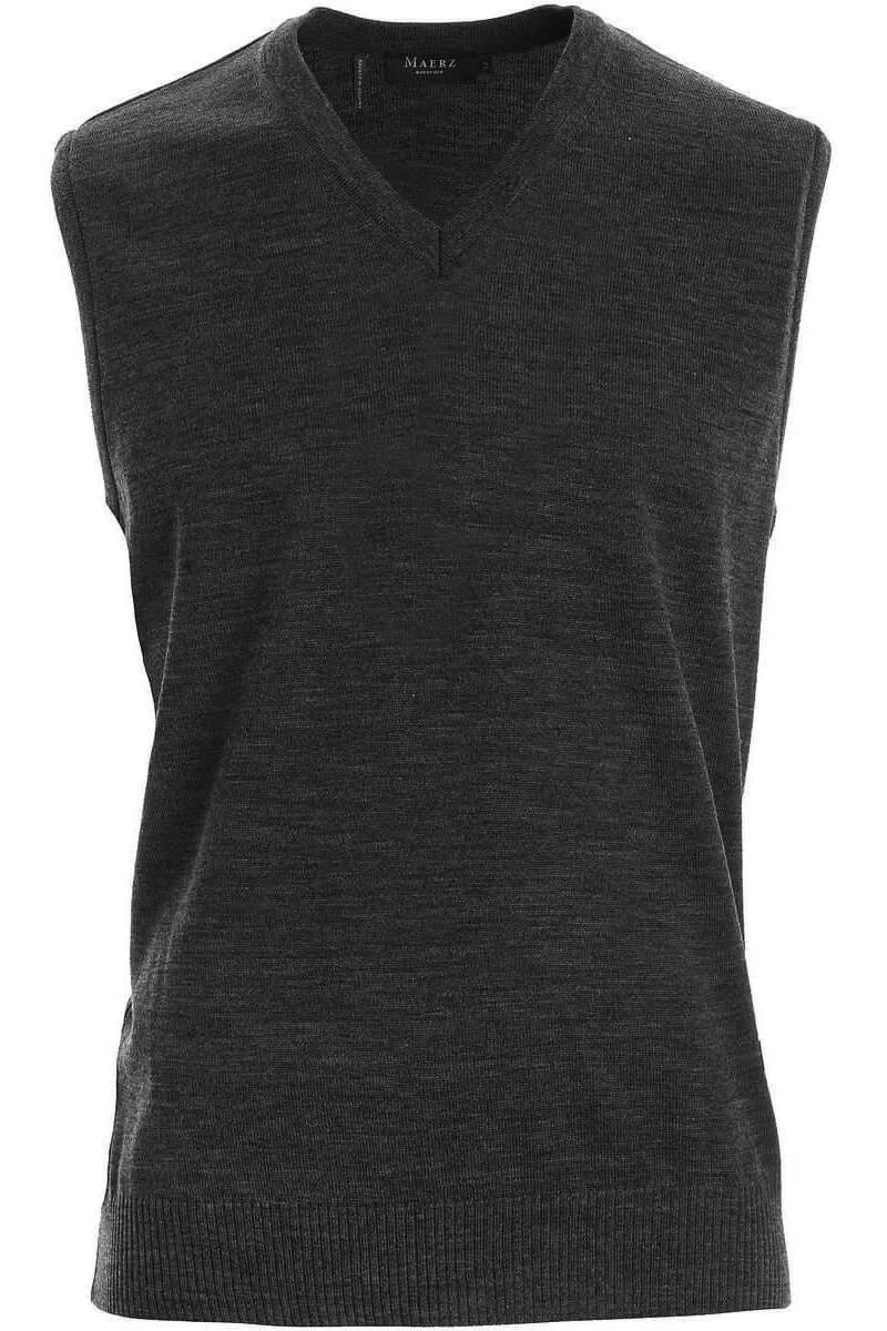 MAERZ Classic Fit Herren Pullunder V-Ausschnitt Anthrazit 1 MAERZ Classic Fit Herren Pullunder V-Ausschnitt Anthrazit