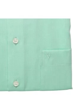 Marvelis Modern Fit Hemd Mint, Einfarbig -Ho ho ho, Mode in Grün. 4704 12 44 4 800