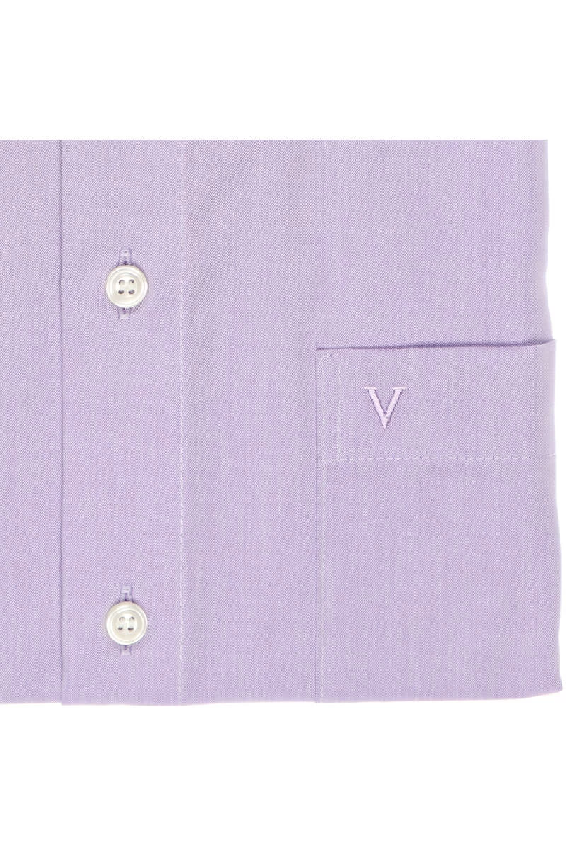Marvelis Modern Fit Hemd Flieder, Einfarbig 5 Marvelis Modern Fit Hemd Flieder, Einfarbig – Bild 5