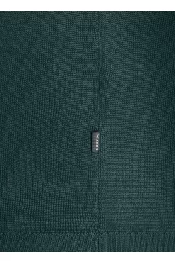 MAERZ Classic Fit Herren Pullover V-Ausschnitt Grün -Ho ho ho, Mode in Grün. 470400 234 3 800