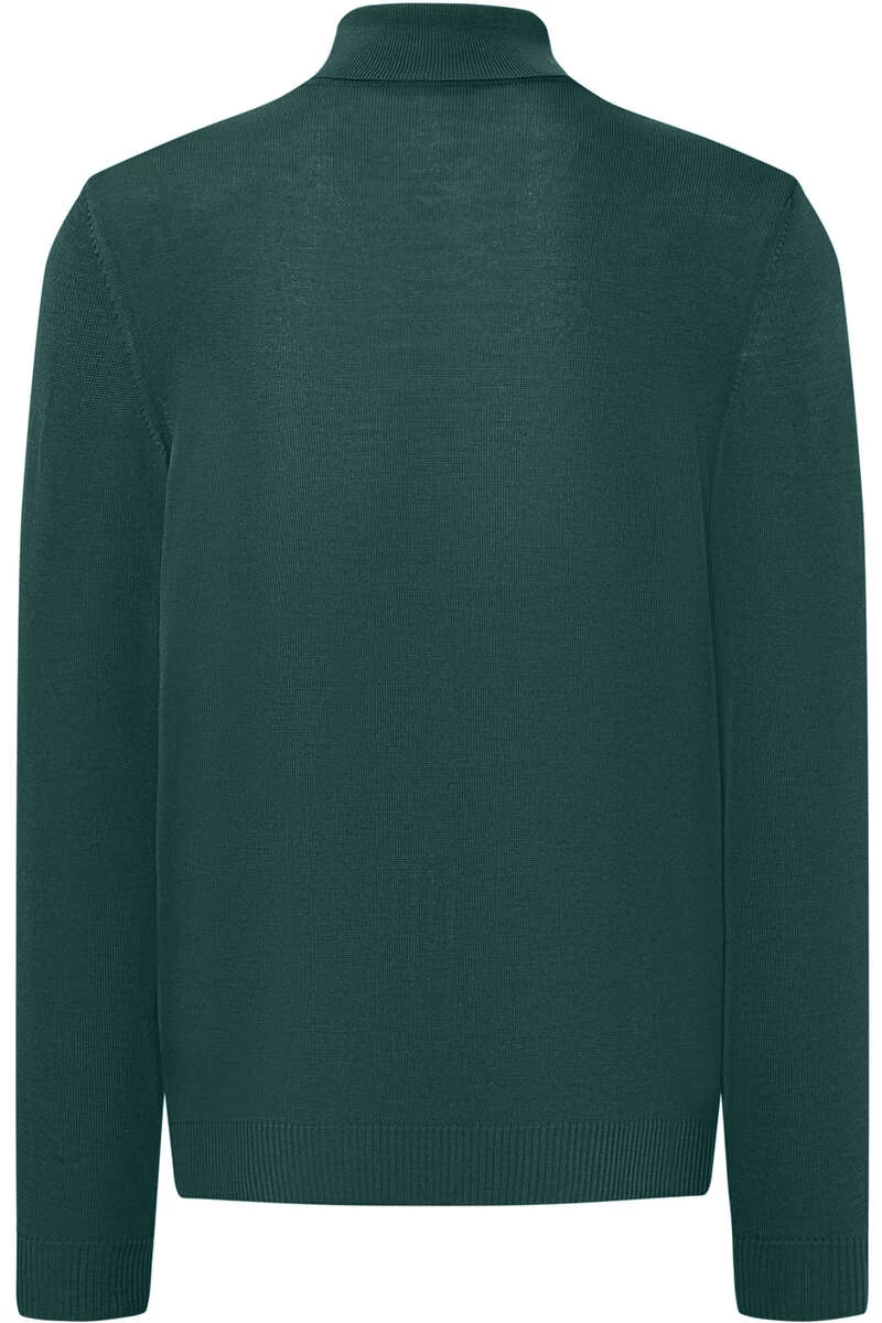 MAERZ Classic Fit Herren Rollkragenpullover Grün 3 MAERZ Classic Fit Herren Rollkragenpullover Grün – Bild 3