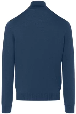 MAERZ Superwash Modern Fit Herren Rollkragenpullover Nachtblau -Ho ho ho, Mode in Grün. 470600 353 9 800