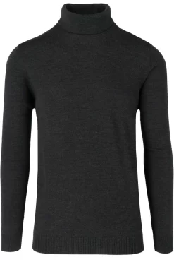 MAERZ Modern Fit Herren Rollkragenpullover Anthrazit