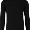 MAERZ Modern Fit Herren Rollkragenpullover Schwarz