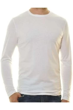 RAGMAN Longsleeve Weiss