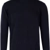 MAERZ Superwash Classic Fit Herren Rollkragenpullover Navy