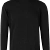 MAERZ Classic Fit Herren Rollkragenpullover Schwarz