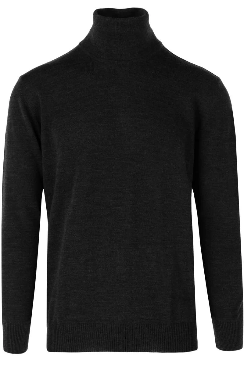 MAERZ Classic Fit Herren Rollkragenpullover Schwarz 1 MAERZ Classic Fit Herren Rollkragenpullover Schwarz
