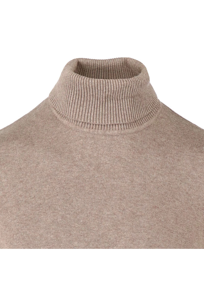 Redmond Regular Fit Herren Rollkragenpullover Braun 2 Redmond Regular Fit Herren Rollkragenpullover Braun – Bild 2