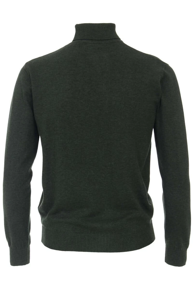 Redmond Casual Regular Fit Herren Rollkragenpullover Dukelgrün 3 Redmond Casual Regular Fit Herren Rollkragenpullover Dukelgrün – Bild 3