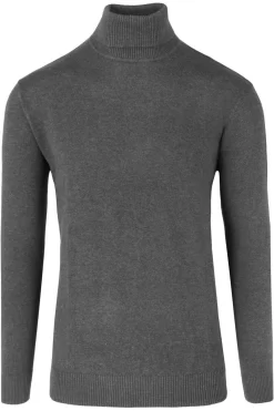 Redmond Regular Fit Herren Rollkragenpullover Grau