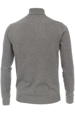 Redmond Regular Fit Herren Rollkragenpullover Grau -Ho ho ho, Mode in Grün. 501 70 9 800
