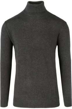 Redmond Regular Fit Herren Rollkragenpullover Anthrazit