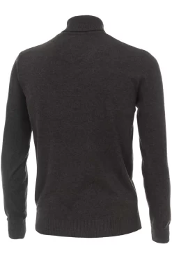 Redmond Regular Fit Herren Rollkragenpullover Anthrazit -Ho ho ho, Mode in Grün. 501 79 9 800