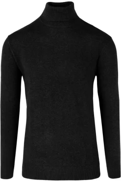 Redmond Regular Fit Herren Pullover Rollkragen Schwarz