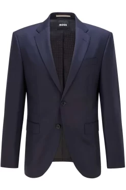 Hugo Boss BOSS Regular Fit Herren Sakko  Dunkelblau