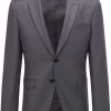 Hugo Boss BOSS Extra Slim Fit Herren Sakko  Dunkelgrau