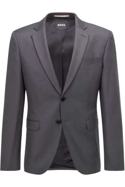 Hugo Boss BOSS Extra Slim Fit Herren Sakko Dunkelgrau