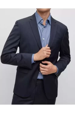 Hugo Boss BOSS Extra Slim Fit Herren Sakko Dunkelblau 7 Hugo Boss BOSS Extra Slim Fit Herren Sakko Dunkelblau -Ho ho ho, Mode in Grün. 50469181 401 4 800