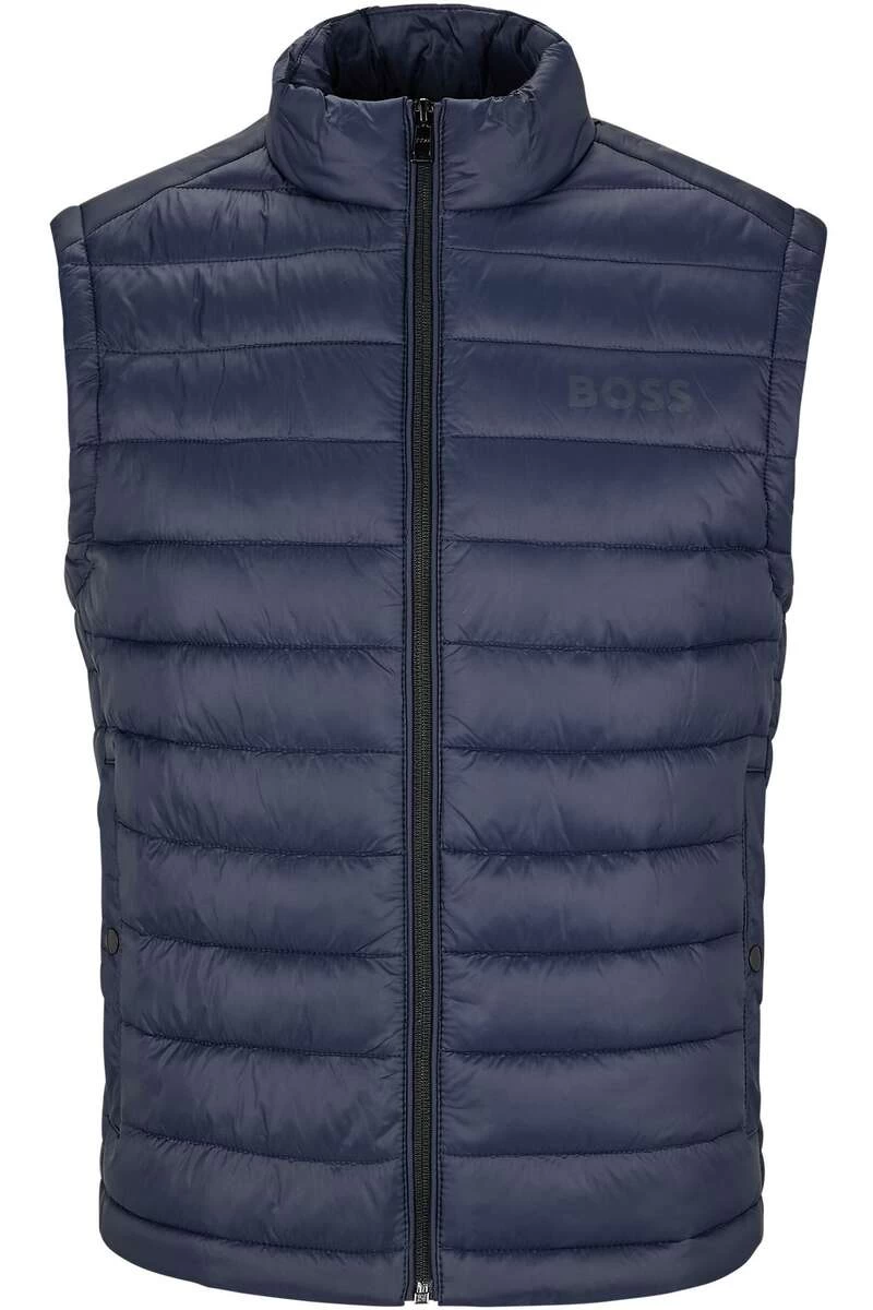Hugo Boss BOSS Regular Fit Herren Steppweste Dunkelblau 1 Hugo Boss BOSS Regular Fit Herren Steppweste Dunkelblau