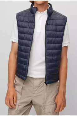 Hugo Boss BOSS Regular Fit Herren Steppweste Dunkelblau 8 Hugo Boss BOSS Regular Fit Herren Steppweste Dunkelblau -Ho ho ho, Mode in Grün. 50471854 404 8 800