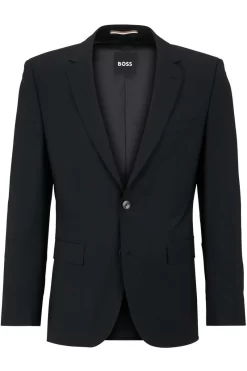 Hugo Boss BOSS Regular Fit Herren Sakko  Schwarz