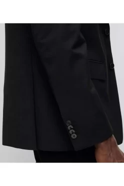 Hugo Boss BOSS Slim Fit Herren Sakko Schwarz 7 Hugo Boss BOSS Slim Fit Herren Sakko Schwarz -Ho ho ho, Mode in Grün. 50482734 001 4 800