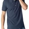 Mey Ringwood Regular Fit T-Shirt Henley Dunkelblau, Einfarbig