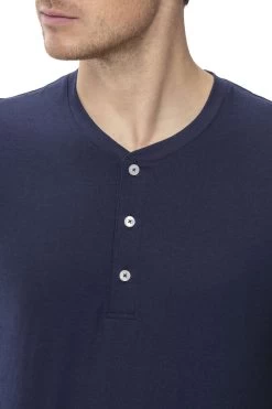 Mey Ringwood Longsleeve Dunkelblau -Ho ho ho, Mode in Grün. 51164 668 3 800