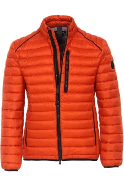 Casa Moda Casual Casual Fit Herren Steppjacke Zip Orange